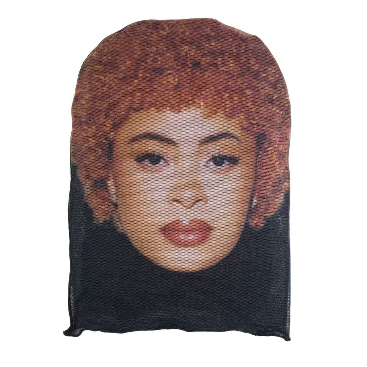 New Celebrity Simulation Mesh Balaclava 3D Print Party Mask