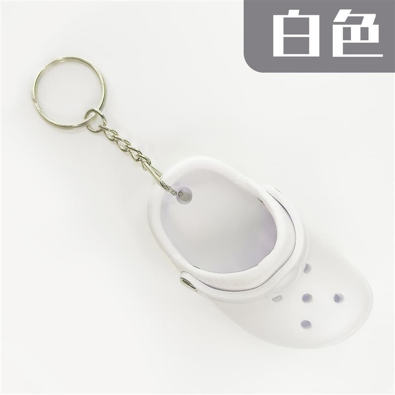 Factory direct new mini slippers small hole shoes pendant small shoes keychain schoolbag ornaments foreign trade cross-border