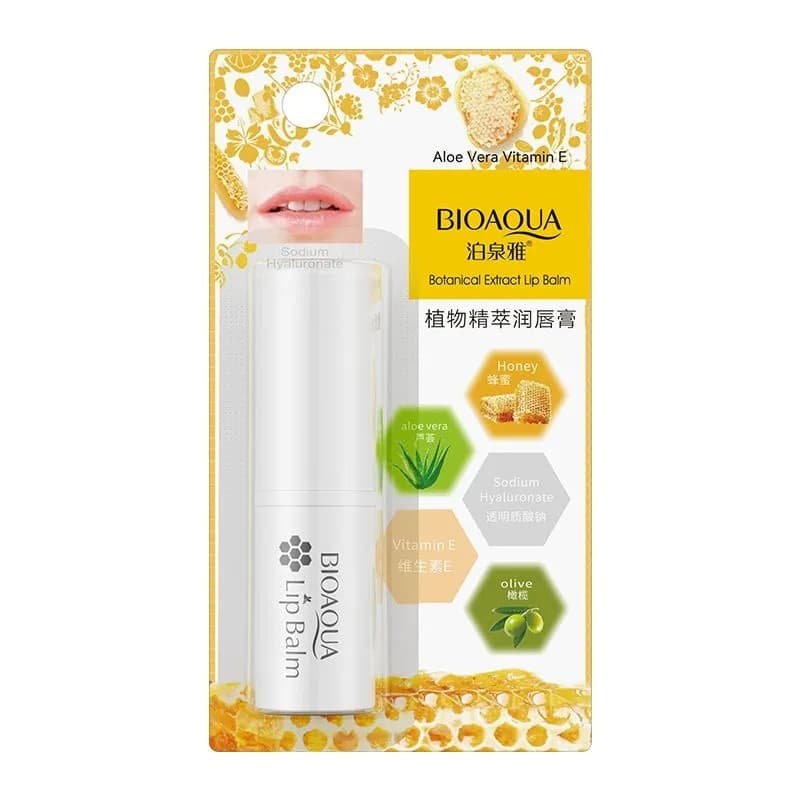 Boquanya Natural Plant Lip Balm Honey Moisturizing Anti-Drying Moisturizing Lip Balm Genuine