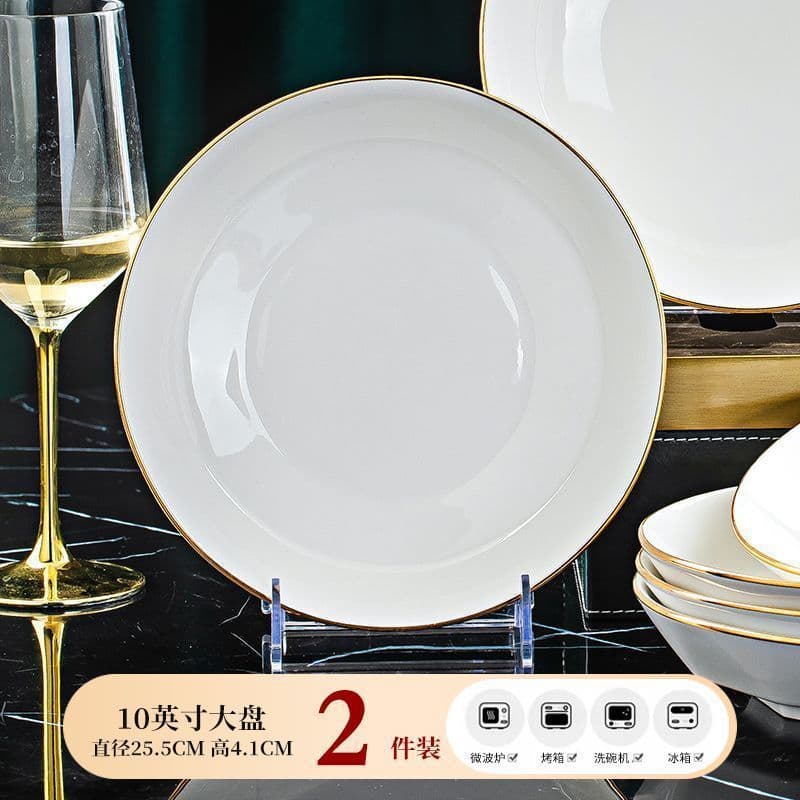 Food-Grade Underglaze Color High-Quality Rice Bowl for Home Use, Thickened and Anti-Scalding, Jingdezhen Tableware