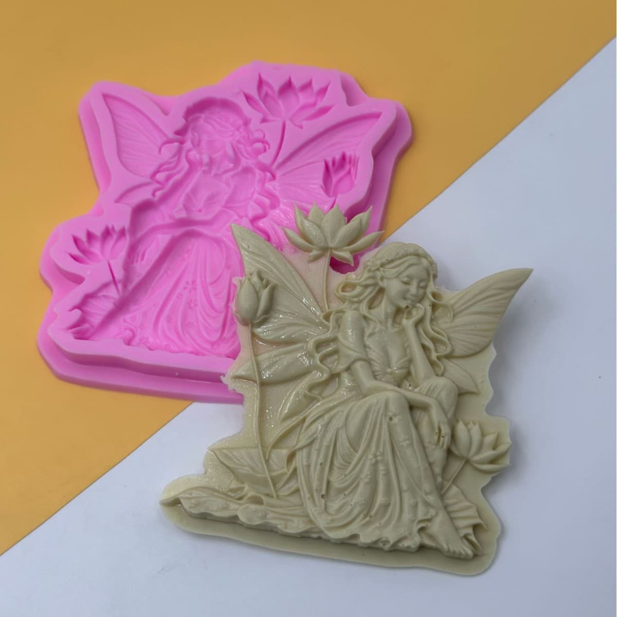Butterfly Fairy Fondant Chocolate Silicone Mold Gypsum Baking Cake Decoration Mold