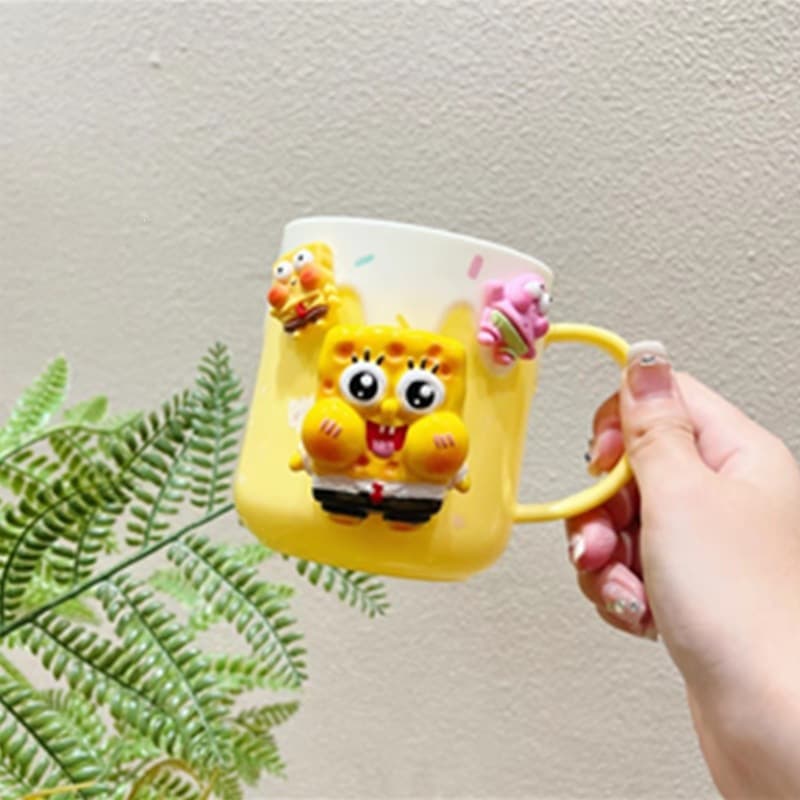 Cute Rinse Cup for Girls, Ins Style Kids Toothbrush Cup, Single Layer Default