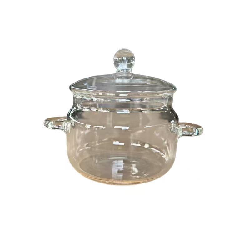 Cross-Border Wholesale of Heat-Resistant High Borosilicate Glass Bird's Nest Stewing Pots That Can Be Heated on Electric Ceramic Stoves, Small Capacity Egg Steaming and Soup Cooking Pots