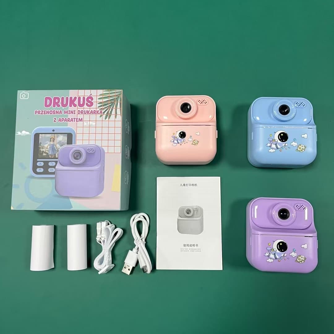 Cross-border Polonoid Children's Camera Can Print Direct Photos Cheap High Definition Double Photograph Portable New Wholesale