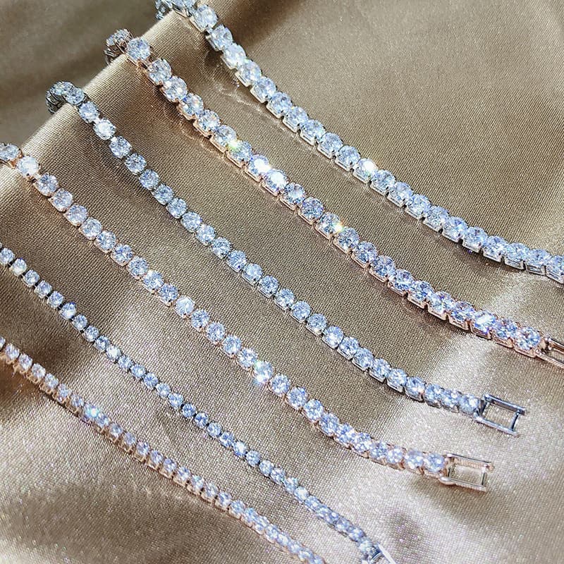 New Fashion Jewelry Diamond-Encrusted Bracelet Korean Style Women's Full Diamond Square Bracelet Yiwu Small Goods Dropshipping