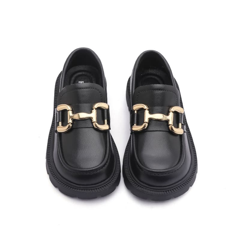 Girls' shoes, little princess leather shoes, 2026 spring and autumn new style, soft sole, British style, performance loafers, trendy.