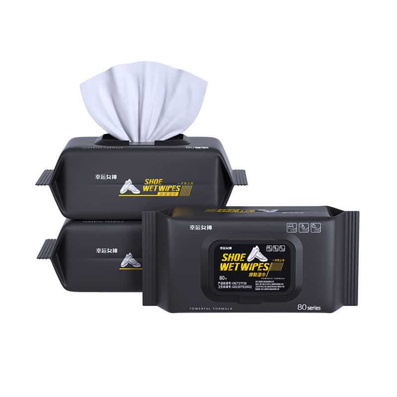 80-piece pack of shoe cleaning wipes, a popular disposable white shoe cleaning and stain removal wipe on TikTok, wholesale.