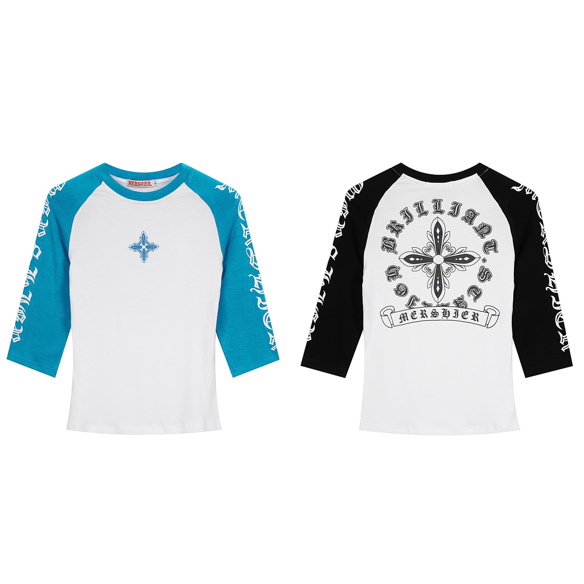 American Gothic Sleeve Trim Printed Color-Block Short Sleeve T-Shirt for Women - Slimming, Versatile Summer Top for Hot Girls - Factory Direct