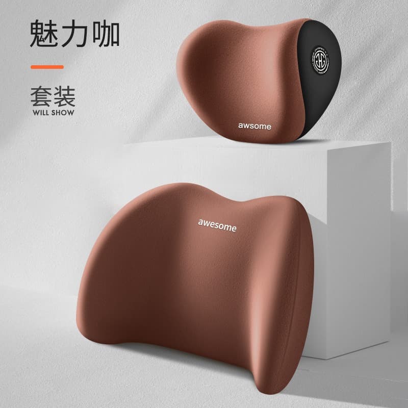 Car Headrest Neck Pillow Aviation Grade Neck Support Seat Summer Driving Headrest