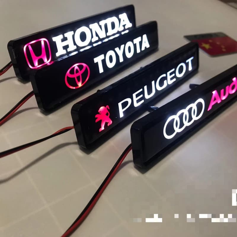 LED Light Strip Front Grille Emblem Logo for Audi A3 A4 A5 A6 Q1 Q3 Q5