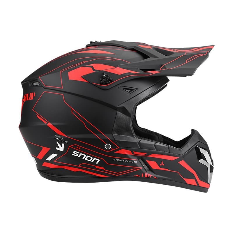 ABS Motorcycle Off-Road Helmet for Men and Women, Outdoor Mountain Riding Rally Helmet, Speed Reduction for Mountain Biking