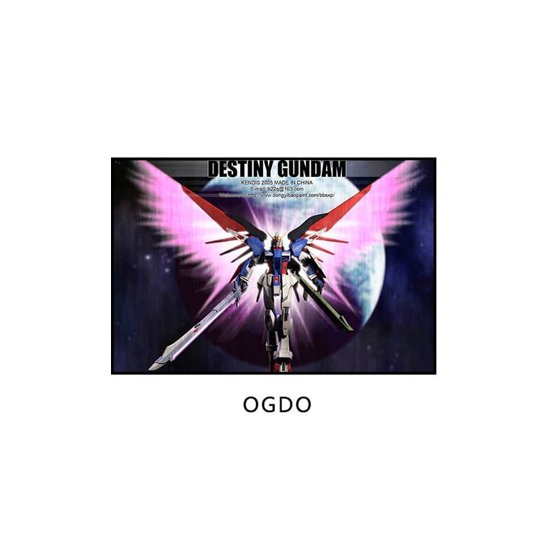 Gundam Decorative Poster Mobile Suit Japan Anime Gundam Seed Wall Art Bedroom Gaming Room Cool Mecha Mural