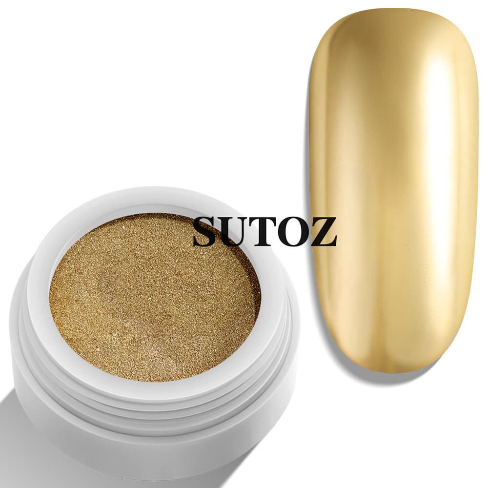 2025 New Cross-Border Nail Art Glitter Magic Mirror Powder 6-Color Set, Super Bright Mirror Finish, No Fallout, Nail Decoration Glitter