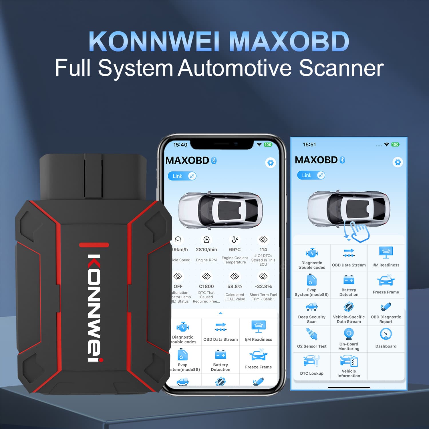 Cross-border e-commerce bestseller MAXOBD OBD2 Scanner Car Diagnostic Code Reader