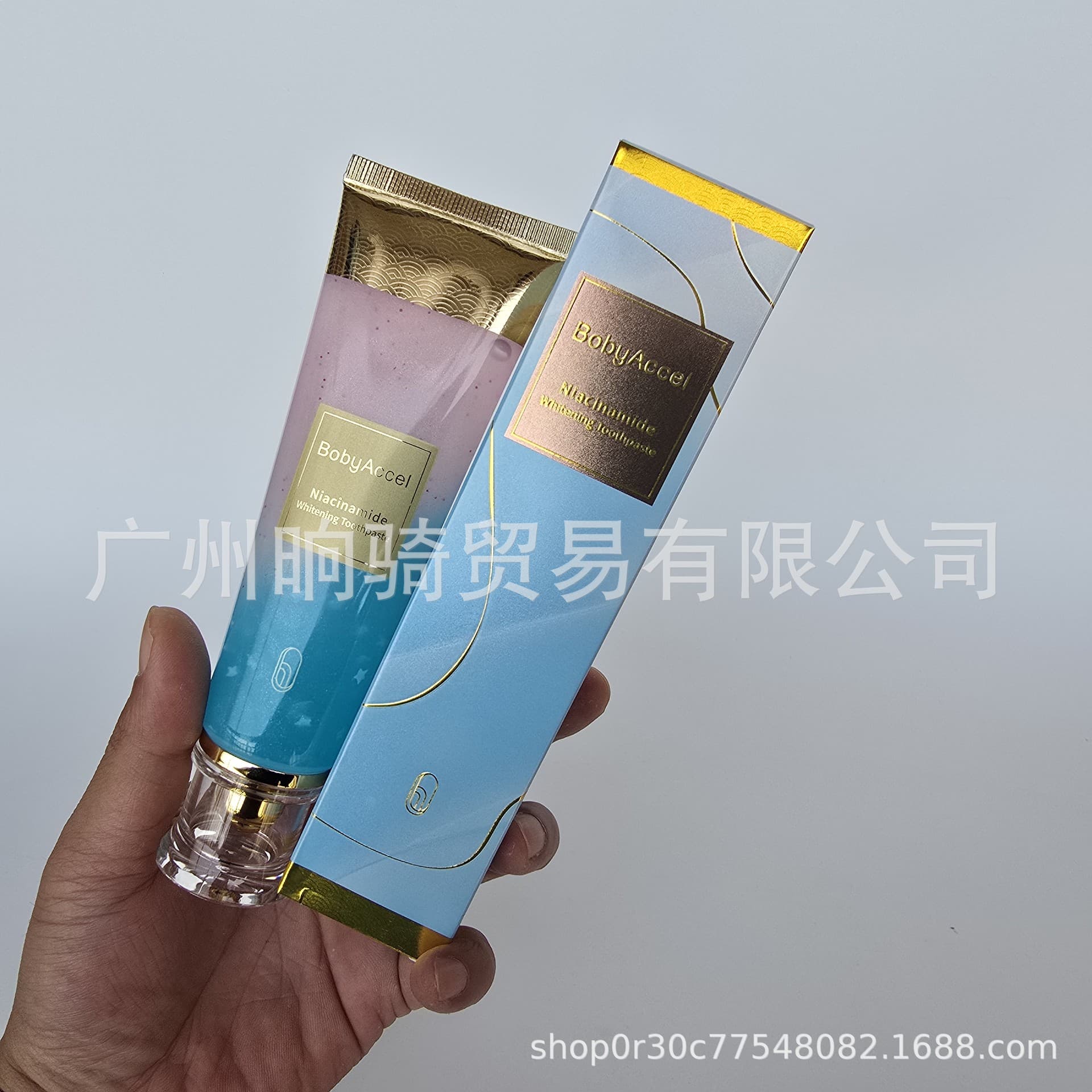 Cross-border niacinamide whitening toothpaste, suitable for both men and women, cleans teeth, freshens breath, removes stains and yellowing, in stock.