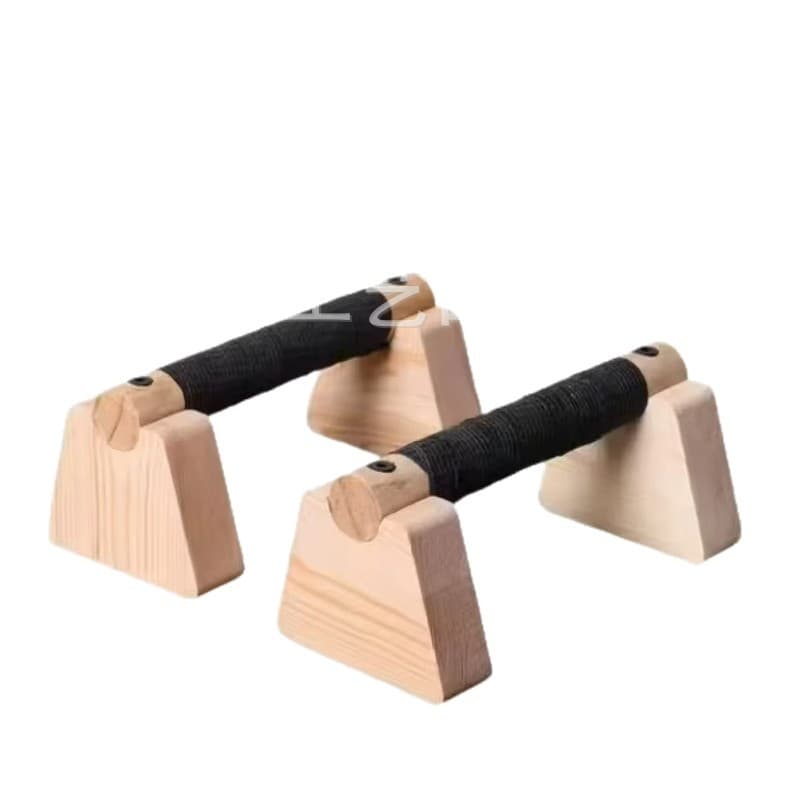 Cross-Border In-Stock Solid Wood Handstand Stand for Home Use, Wooden Single/Double Bar Handstand Frame, Wooden Push-Up Stand, Push-Up Rack
