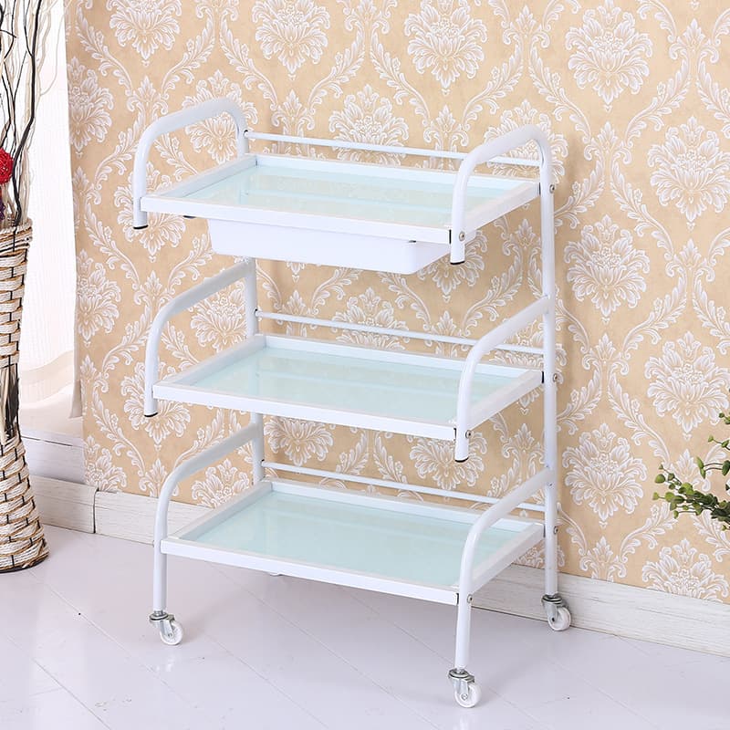 Affordable Beauty Trolley Hair Cart Fire Cupping Moxibustion Tool Cart Storage Rack Nail Art Iron