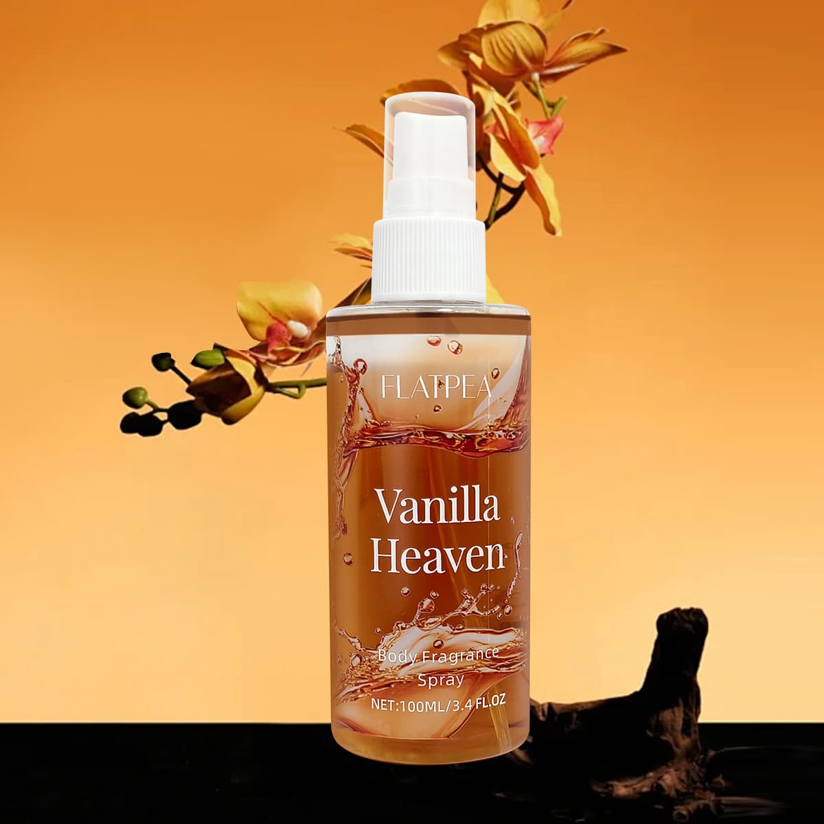 Foreign Trade Amazon TK Bestselling Vanilla Body Spray 100ml Alcohol-Free, Non-Irritating, Long-Lasting Fragrance Wholesale