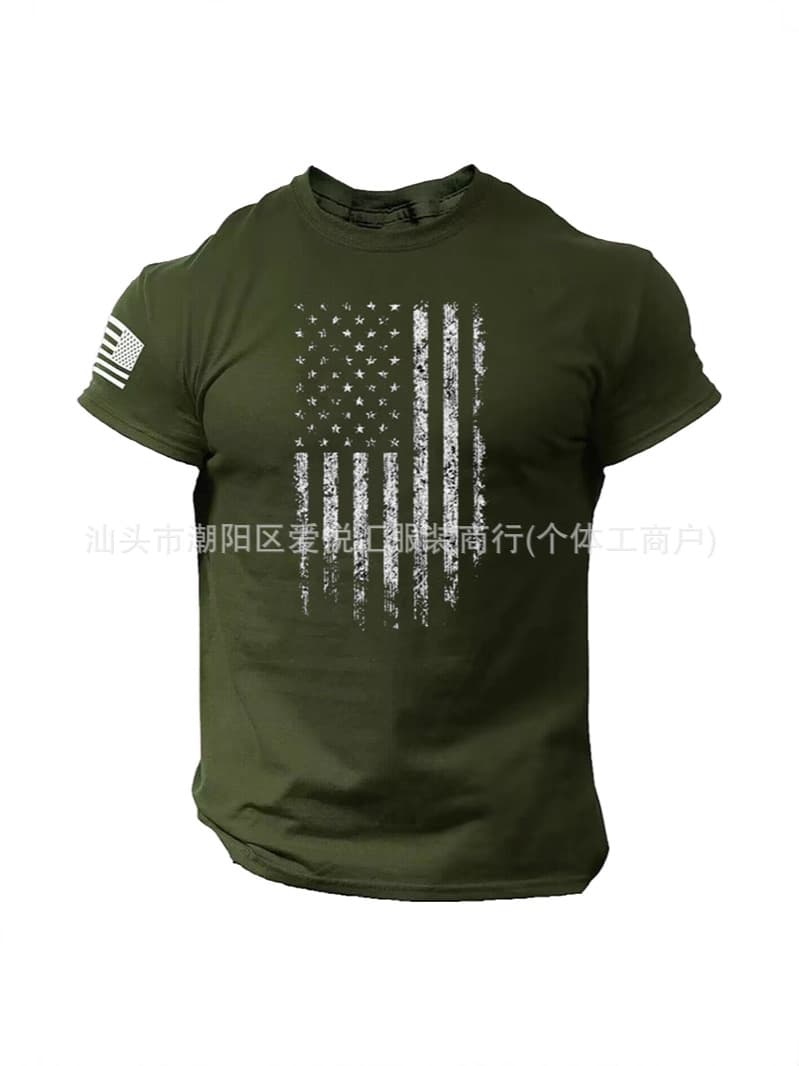 2025 Export Direct Sales American Summer Thin Short-Sleeved Personalized Printed Shirt Japanese Style Trendyy Loose Casual Top
