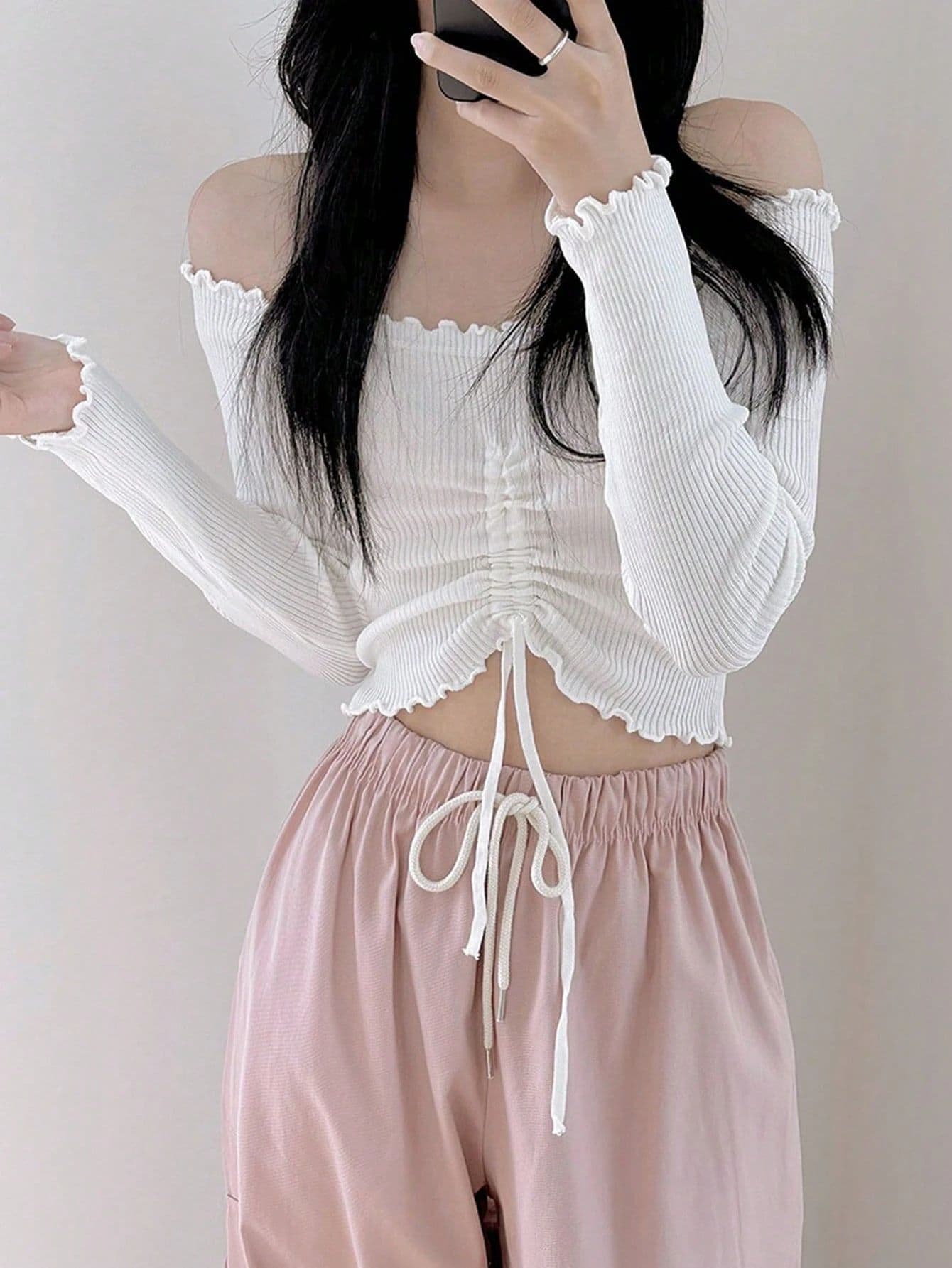 Lace Collar Shirt with Pure Lust Style Long-Sleeved Morning Coat for Women, Hot Girl Niche Sweet Autumn Versatile White