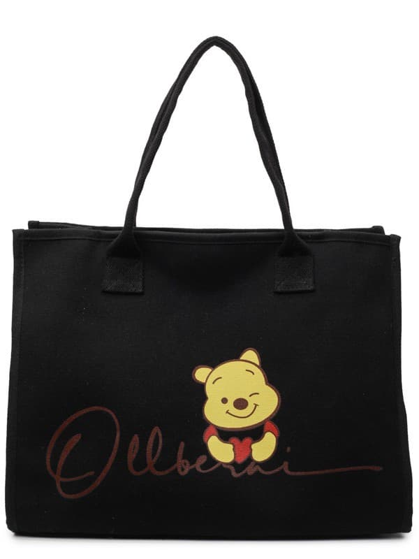 New women's handbag, high-end, niche retro cartoon bear, lazy style crossbody bag, casual lightweight tote bag.
