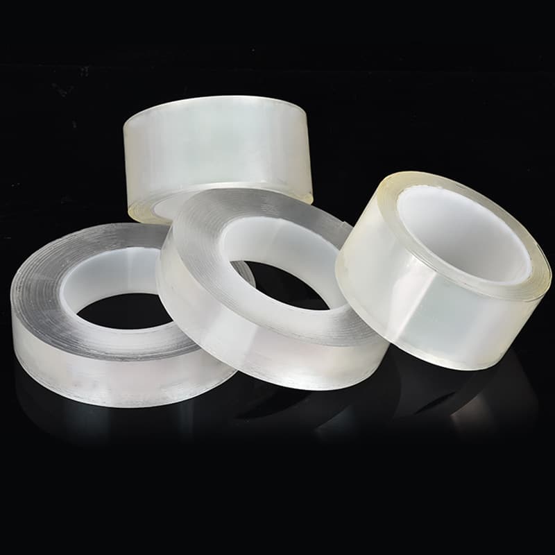 Non-marking, high-viscosity, strong-adhesion, repositionable nano double-sided adhesive, transparent magic glue, traceless, strong-adhesion nano glue.
