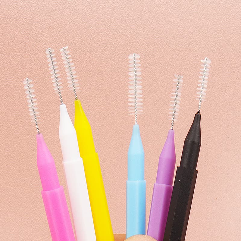 Wholesale Disposable Interdental Brush Eyelash Brush Orthodontic Interdental Brush Teeth Cleaning Brush Beauty Makeup Eyebrow Brush