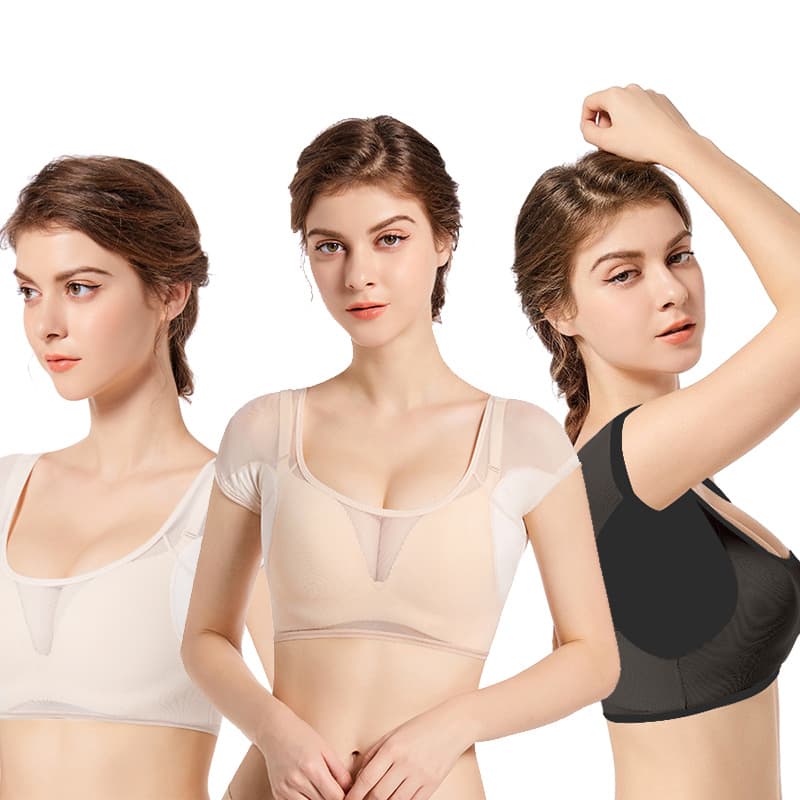 in stock HD027 Cross-border Sweat-absorbent Clothing Transparent Mesh Ultra-thin Anti-leakage Sweat Bag Chest Underarm Cotton Sweat-absorbent Pad