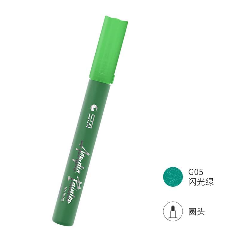 Sta Acrylic Markers 2nd Gen, Water-Based, 100 Colors, Waterproof, Non-Fading, Layering