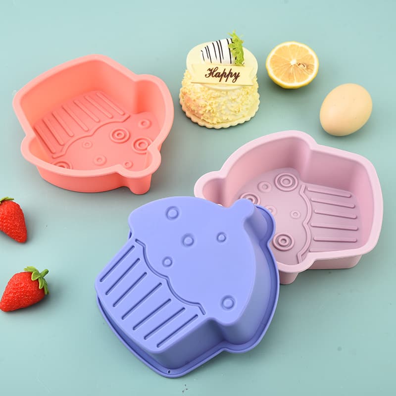 Factory Silicone Cake Mold for Home Use Steamed Rice Cake Baking Cup Pastry Silicone Soap Mold Wholesale