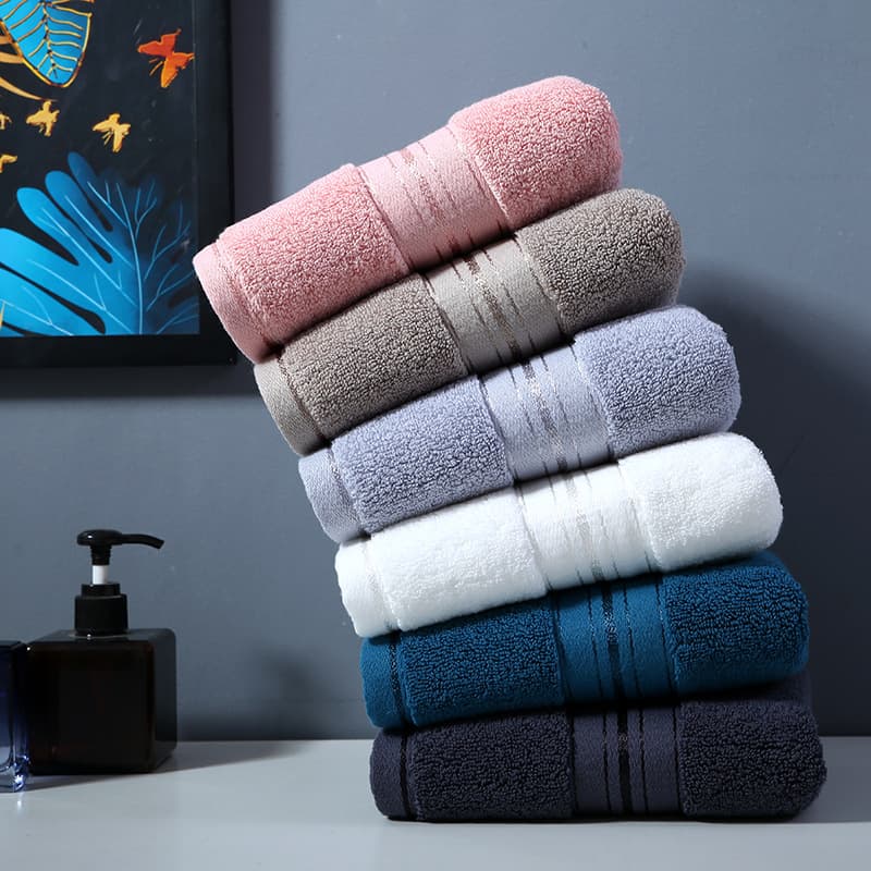 Factory Wholesale Pure Cotton 5A Antibacterial Towel Class A Full Cotton Home Use Adult Face Towel Drop Shipping Quick Dry Absorbent