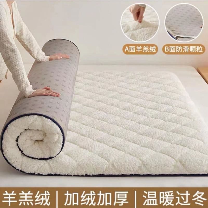 Mattress, foam mattress, dormitory bunk bed, thickened and warm lamb wool soft mattress, tatami, student dormitory single