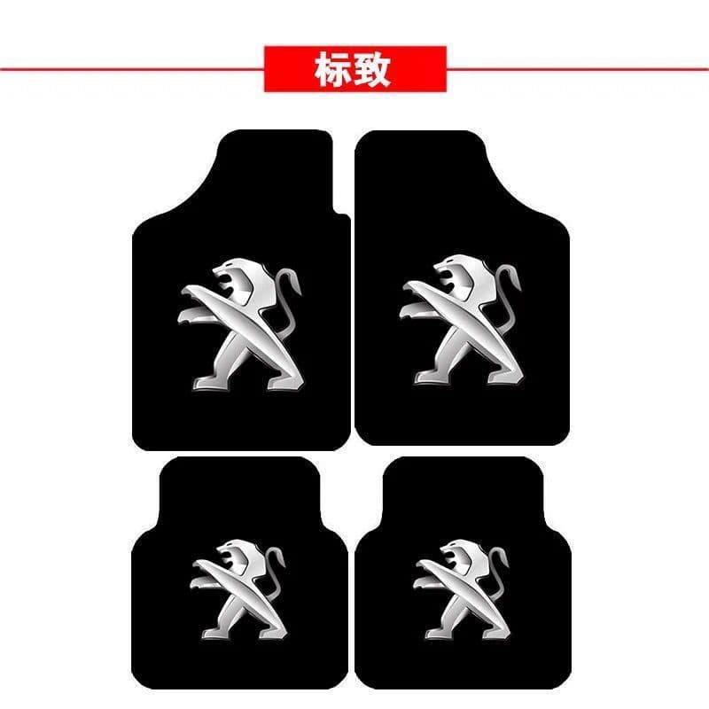 Universal Car Floor Mat Durable Easy Clean Anti-Slip TPR Coil Mat