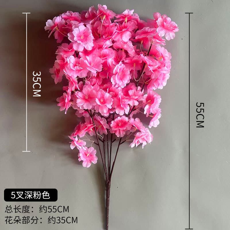 Artificial cherry blossom branches, pear blossom trees, wedding peach blossom branches, props, artificial flowers, living room ceiling decorations, bouquets, high simulation