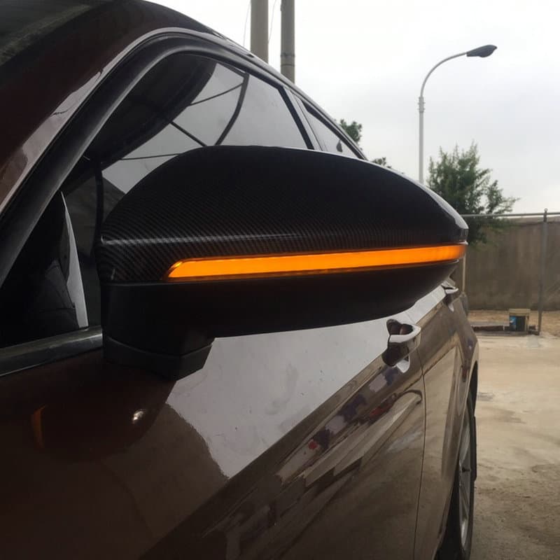 For Volkswagen Golf 7 7.5 GTI LED Side Mirror Sequential Turn Signal GOLF R Amber Light