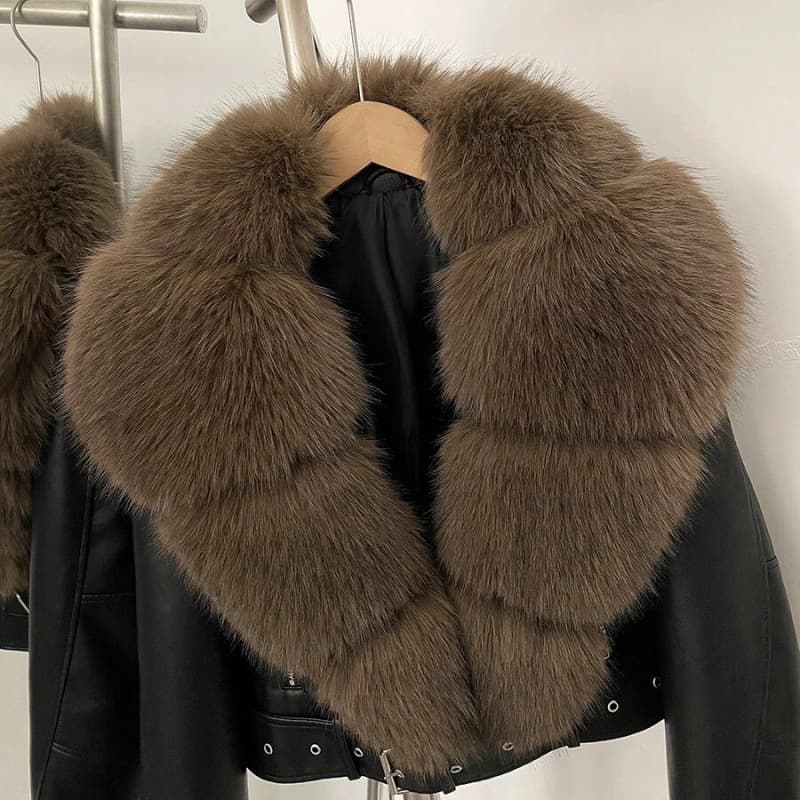 H 61868 Korean motorcycle leather jacket.