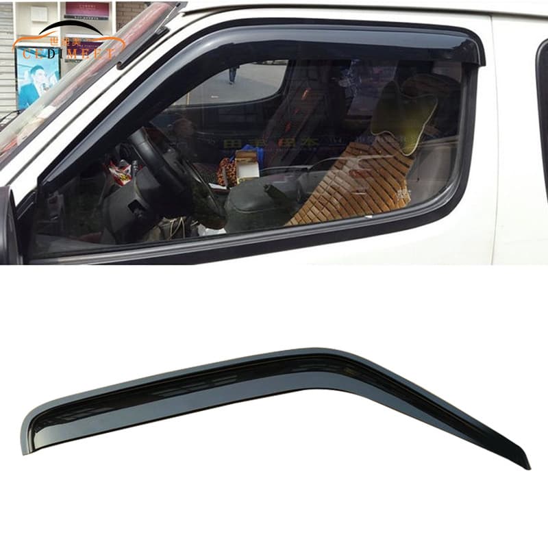 Automotive Exterior Accessories for Export: Rain Visors for Brilliance Jinbei Minivan Windows, Door Panel Rain Guards for Hiace
