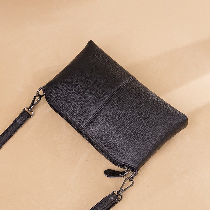 Top-layer cowhide crossbody bag soft leather women's bag 2026 new fashion trendy versatile single-shoulder bag genuine leather shell small bag