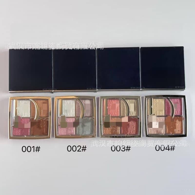 2025 Cross-border Trade Dijia Backstage Four-Color Highlighter 10g Full Size, Branded Stock Wholesale, Live Streaming Exclusive
