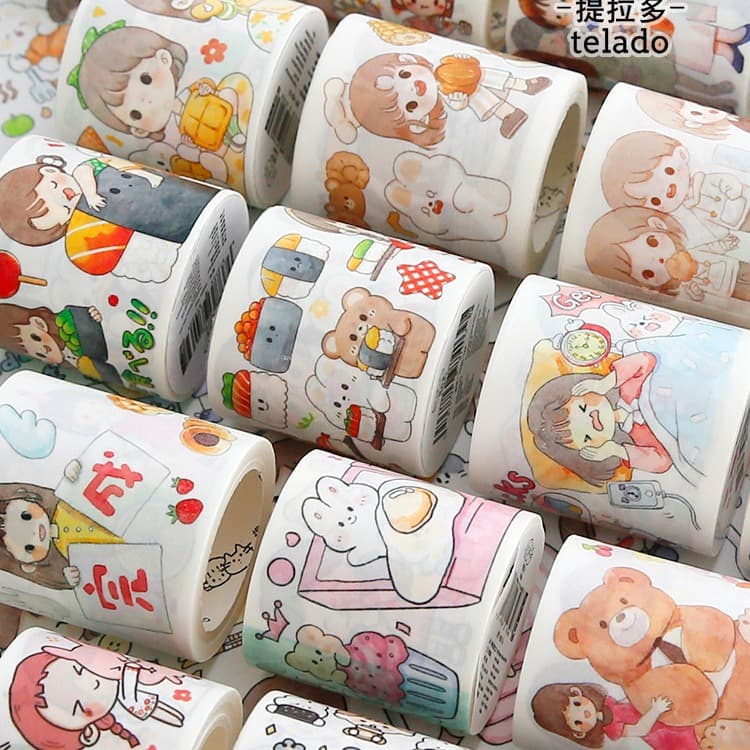 Tilado Abudodo Sauce Washi Tape Ins Cute Girl High-value Scrapbook Decoration Material Wholesale