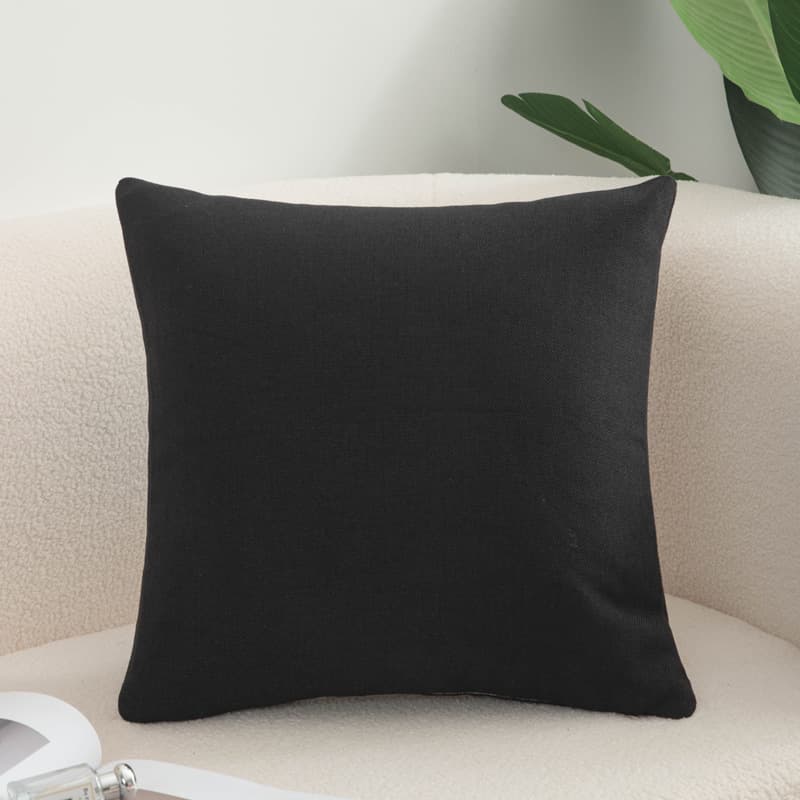 Solid color throw pillow, sofa cushion, cotton and linen style, plain color, modern minimalist office lumbar pillow, square backrest pillow, bed headrest pillow