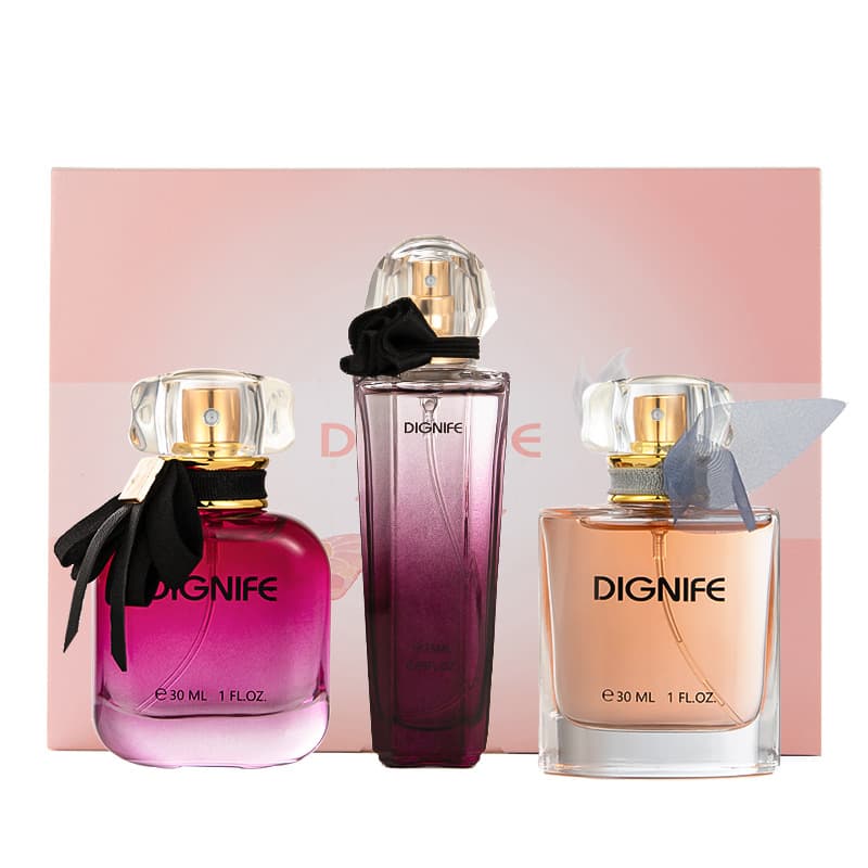 Waiting for the wholesale of the Lifei Urban Beauty Perfume 3-piece set, a long-lasting, light, fresh fragrance for women, a niche gift box for students.