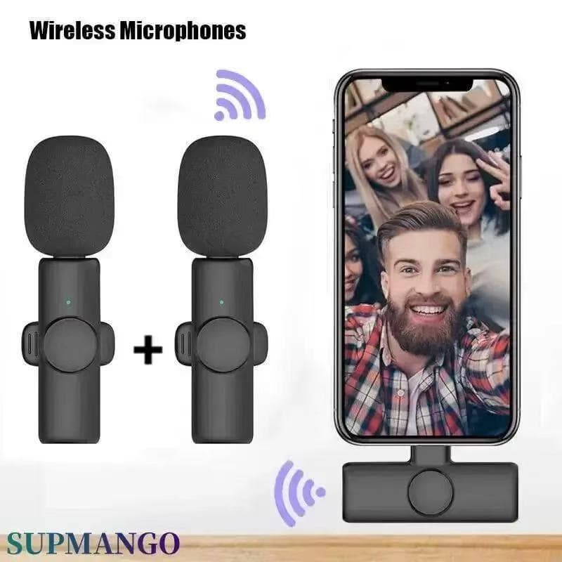 K11 Wireless Lavalier Microphone Auto Noise Canceling for Phone PC