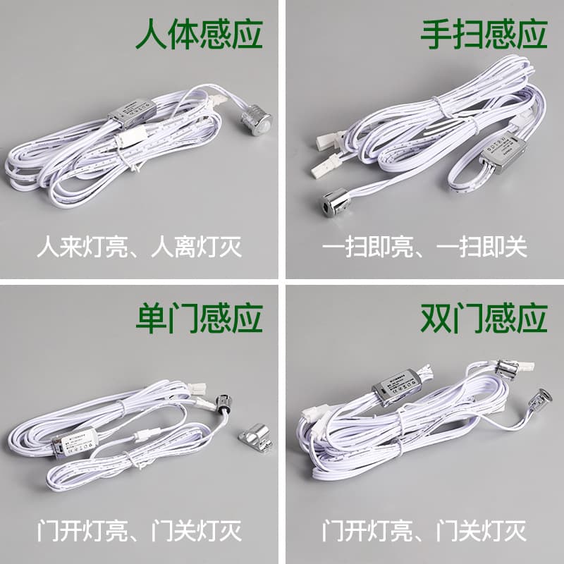 12V DuPont Interface Power Supply for Cabinet Lights, 24V Wardrobe Wine Cabinet Light Ultra-Thin Transformer, Compatible with Sensor Switch