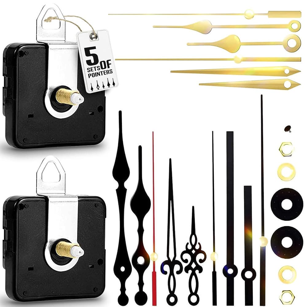 DIY Silent Scanning Movement Kit - Hot Selling on E-commerce Platforms: Creative Clock Movement (2 Sets), Second-Scanning Wall Clock Movement (5 Sets)