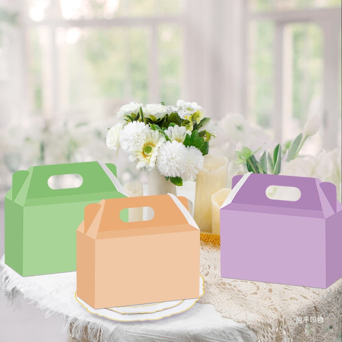 Amazon Cross-Border Solid Color Macaron Gift Paper Box, High-End Classic Fashion Gift Box, Holiday Packaging Box