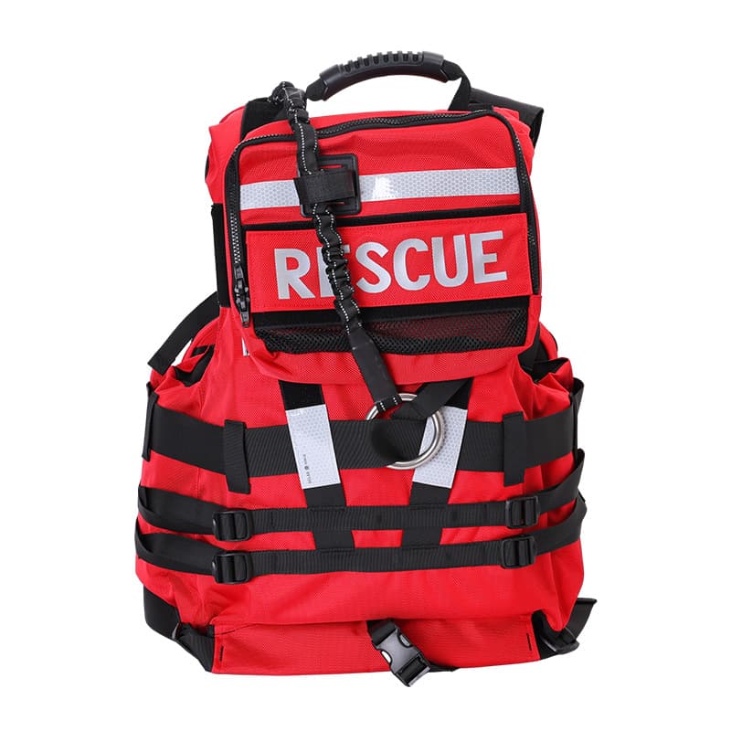 Heavy-Duty Water Rescue Life Jacket 190N High Buoyancy Vest Blue Sky Fire and Flood Prevention Life-Saving Equipment