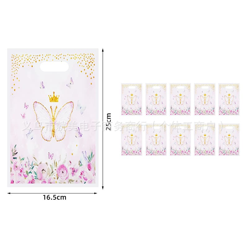 Cartoon Minnie Capybara Barbie Pikachu Pattern Gift Bag Birthday Holiday Party Gift Wrapping Bag