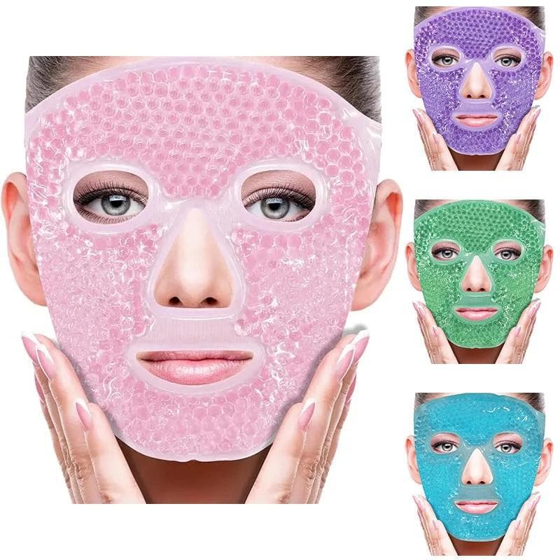 Skin-friendly Ice Compress Mask, Dual Hot and Cold Therapy Mask, Comfortable Gel Ice Mask, Light-blocking Eye Patch Mask