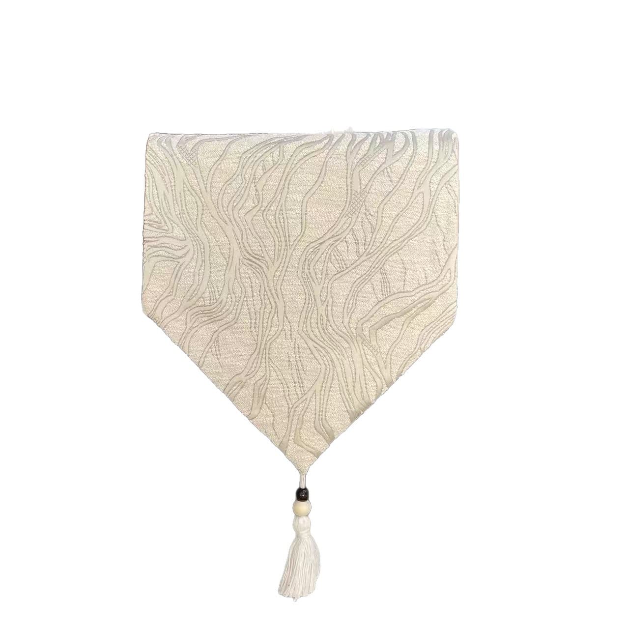 Cross-Border Light Luxury High-End Golden Table Flag Dining Table Coffee Table Hot Stamping Texture Holiday Decoration Long Cover Towel Wholesale